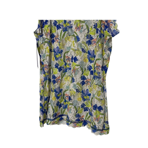 HANKY PANKY SIZE XSMALL LACE BRUSH STROKES PRINTED CLASSIC CAMI MULTICOLOR NEW - Picture 8 of 12